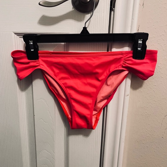PINK Victoria's Secret Coral Bikini Bottoms - Picture 1 of 8